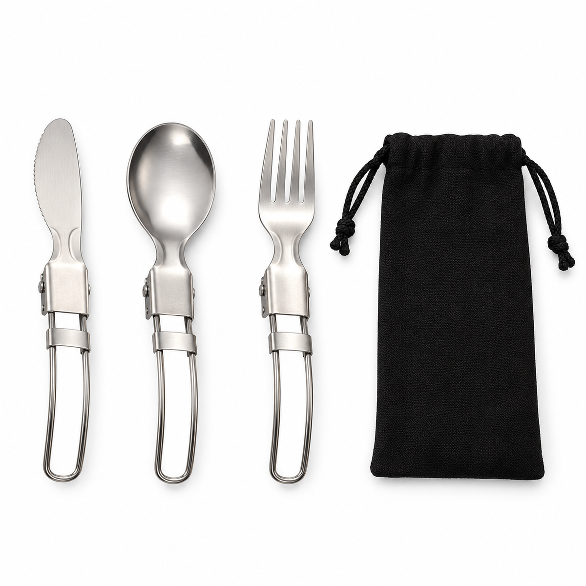 Portable Folding Cutlery Set