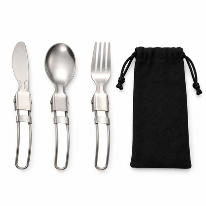 Portable Folding Cutlery Set