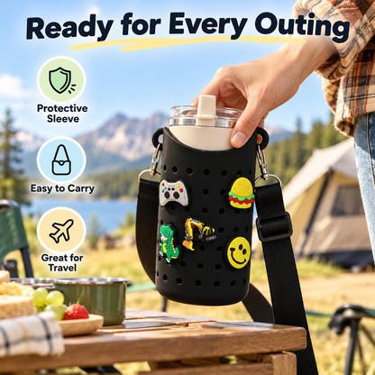 Perforated Silicone Bottle Carrier
