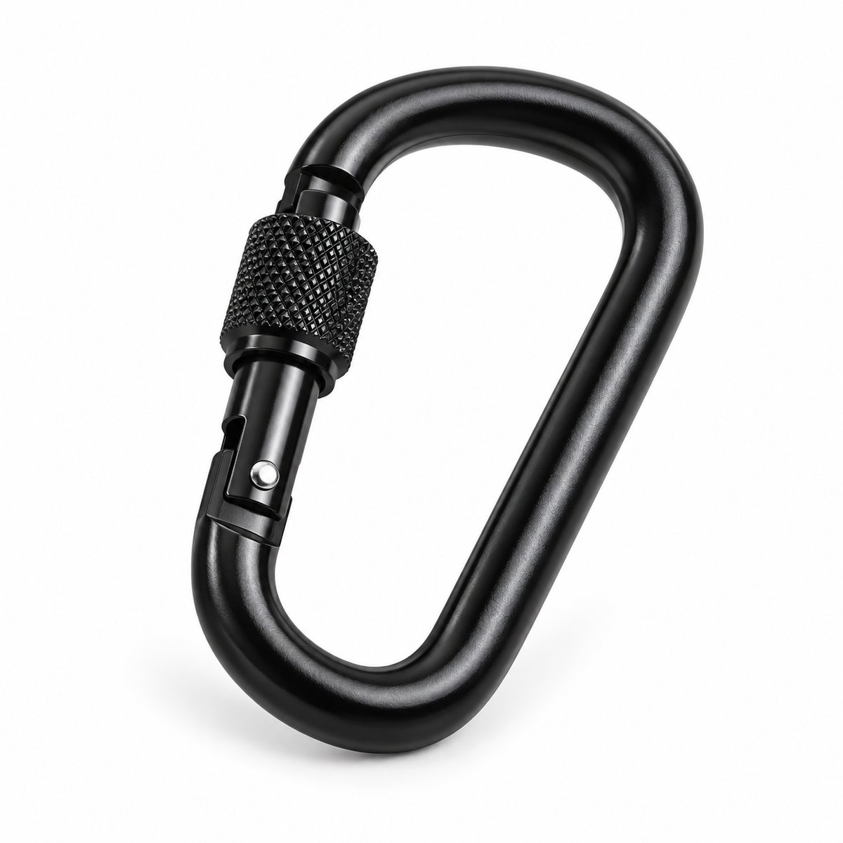 Locking D-Shaped Utility Carabiner