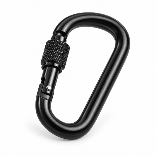 Locking D-Shaped Utility Carabiner