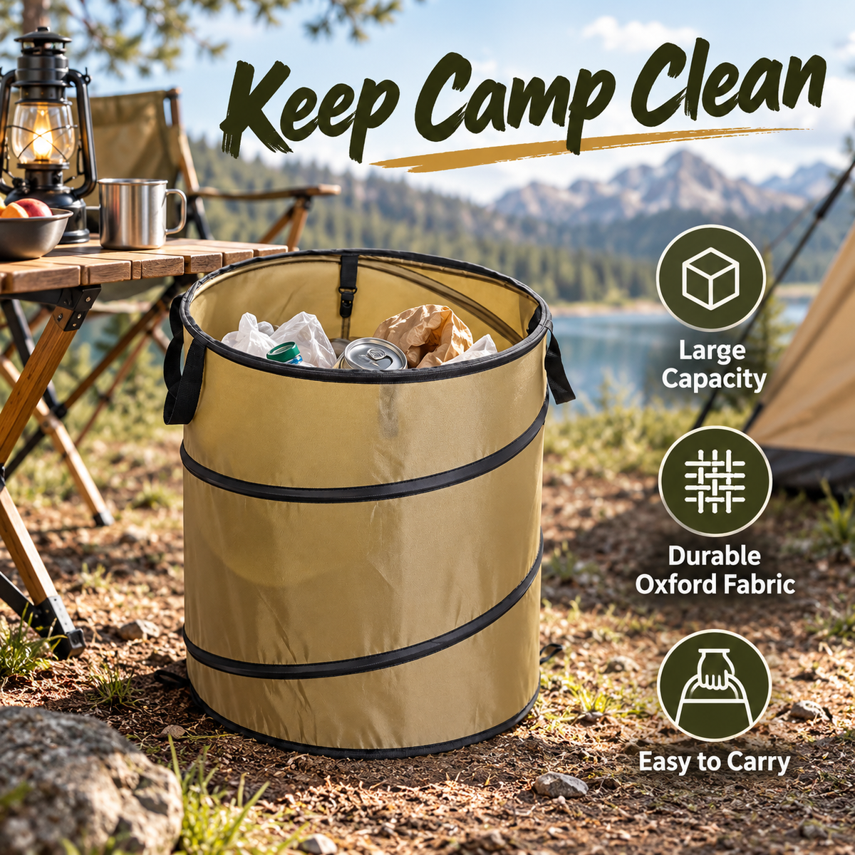 Collapsible Outdoor Storage Bin